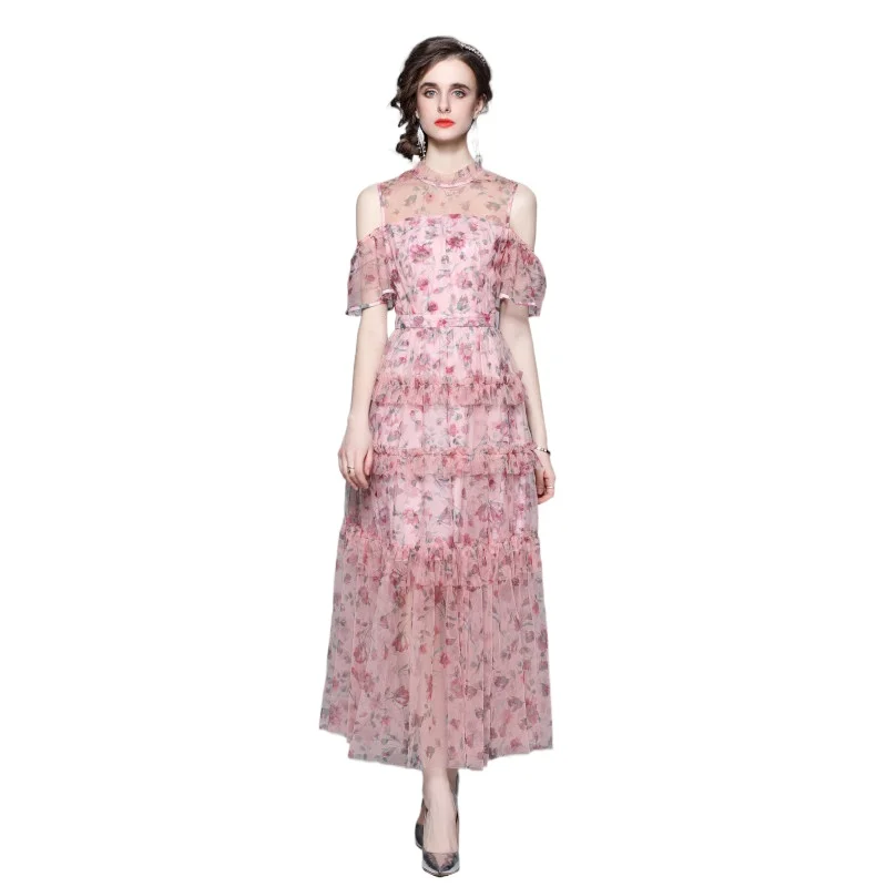 Simgent Ruffles Dress Women Summer Off The Shoulder A Line Elegant Chiffon Print Long Beach Dresses Vestidos Jurken SG2512
Simgent Ruffles Dress Women Summer Off The Shoulder A Line Elegant Chiffon Print Long Beach Dresses Vestidos Jurken SG2512