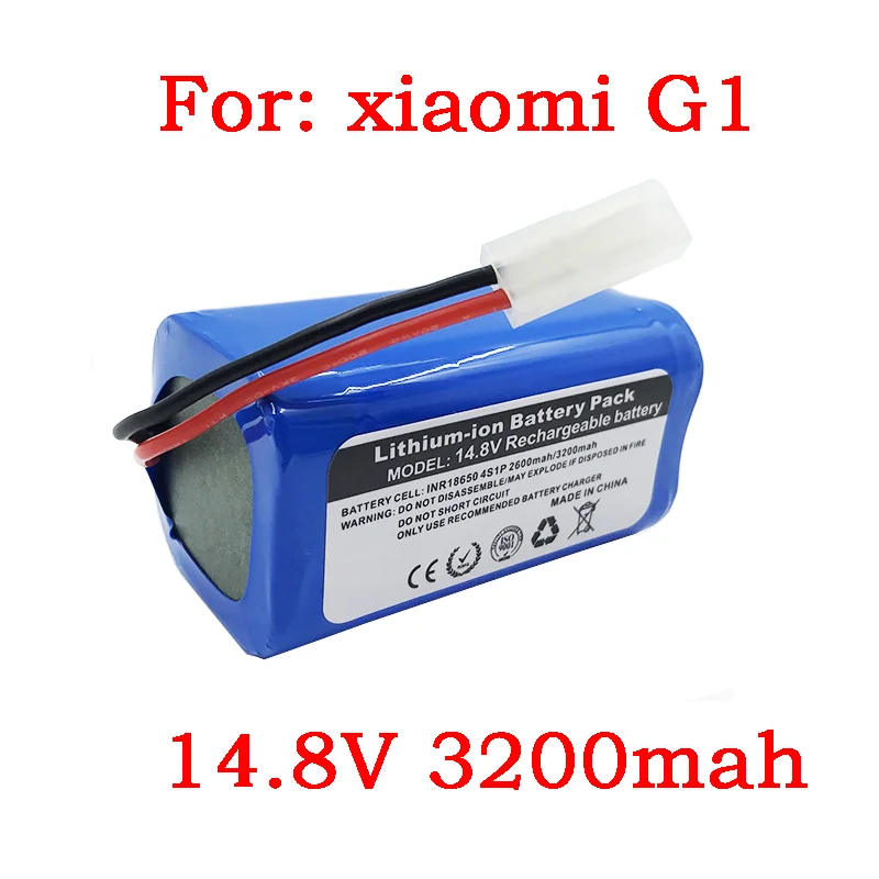 VAKAUMUS New 14.4V 2600mAh Li-ion Battery For Xiaomi G1 MI Robot Vacuum-Mop Essential MJSTG1 Robot Vacuum Cleaner Accessories
VAKAUMUS New 14.4V 2600mAh Li-ion Battery For Xiaomi G1 MI Robot Vacuum-Mop Essential MJSTG1 Robot Vacuum Cleaner Accessories