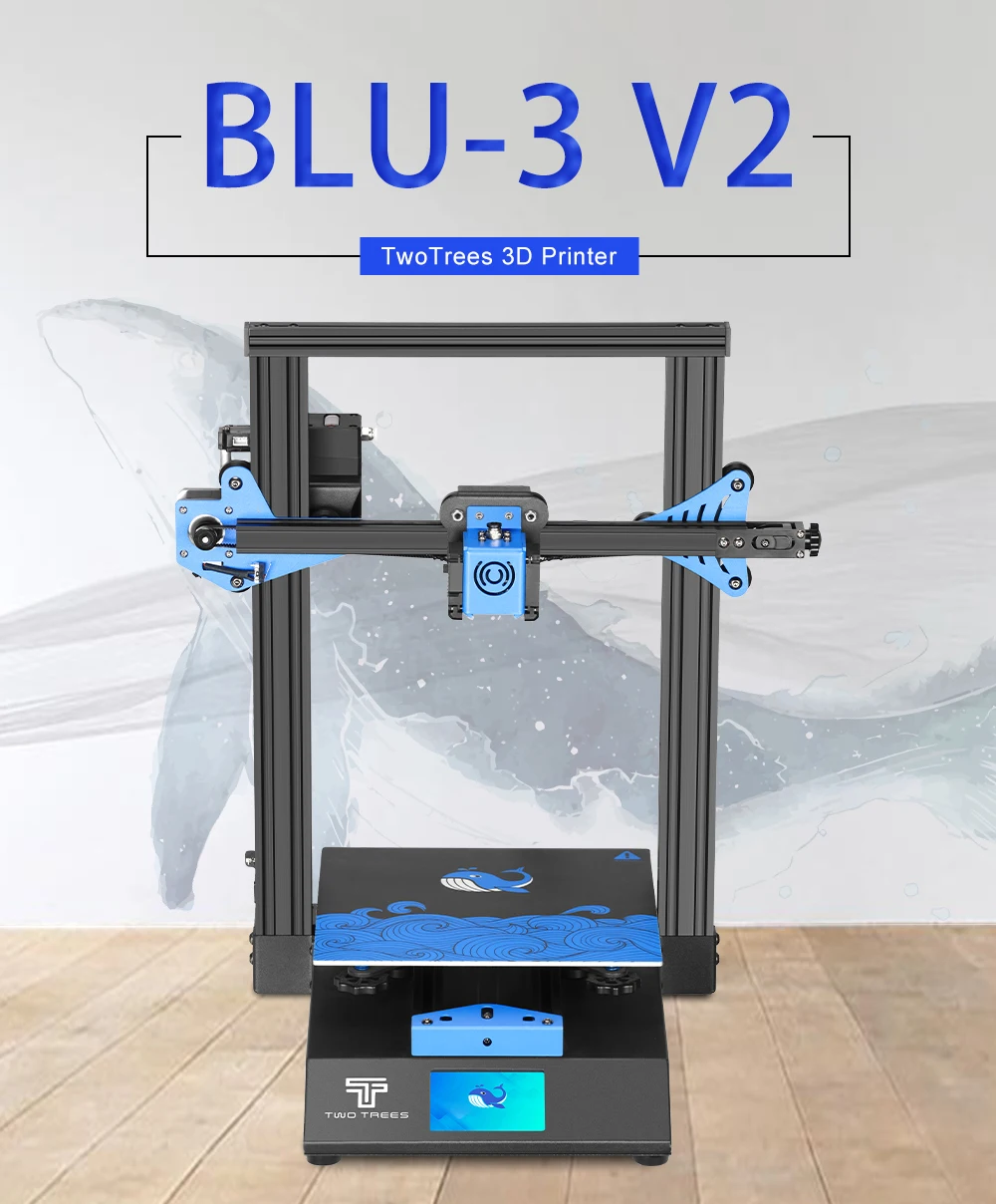 Twotrees 3D Printer Blu-3 V2 230*230*280mm 3D Printer DIY Kit With Dual Drive Extruder 3.5-Inch Touch Screen Facesheild
Twotrees 3D Printer Blu-3 V2 230*230*280mm 3D Printer DIY Kit With Dual Drive Extruder 3.5-Inch Touch Screen Facesheild