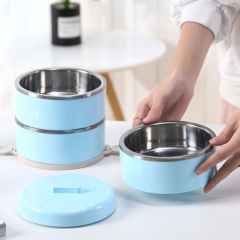 Eco Friendly Colorful Layered Lunch Box 18/8 Stainless Storage Leekproof Steel Bento Multi-layer Lunch Box Food Container
Eco Friendly Colorful Layered Lunch Box 18/8 Stainless Storage Leekproof Steel Bento Multi-layer Lunch Box Food Container