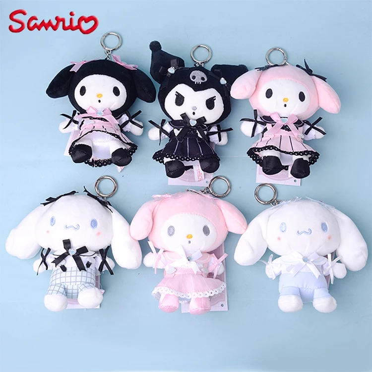12cm Kawaii Sanrio My Melody Kuromi Cinnamoroll Anime Figure Plush Doll Model Toys Cartoon Cute Keychain Stuffed Pendant Gift
12cm Kawaii Sanrio My Melody Kuromi Cinnamoroll Anime Figure Plush Doll Model Toys Cartoon Cute Keychain Stuffed Pendant Gift