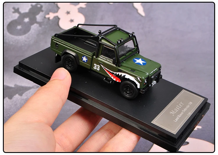Модель автомобиля под давлением Master 1:64 Land Rover Defender 110 Shark Pickup 7 см, подарок на день рождения и коллекции, январь 2022 г.
Модель автомобиля под давлением Master 1:64 Land Rover Defender 110 Shark Pickup 7 см, подарок на день рождения и коллекции, январь 2022 г.