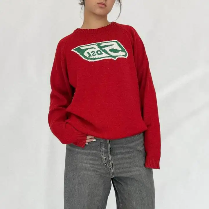 Y2k Clothes Hip Hop Streetwear Knitted Sweater men Gothic Embroidery Pullover autumn Harajuku sweater women Oversized Sweater
Y2k Clothes Hip Hop Streetwear Knitted Sweater men Gothic Embroidery Pullover autumn Harajuku sweater women Oversized Sweater