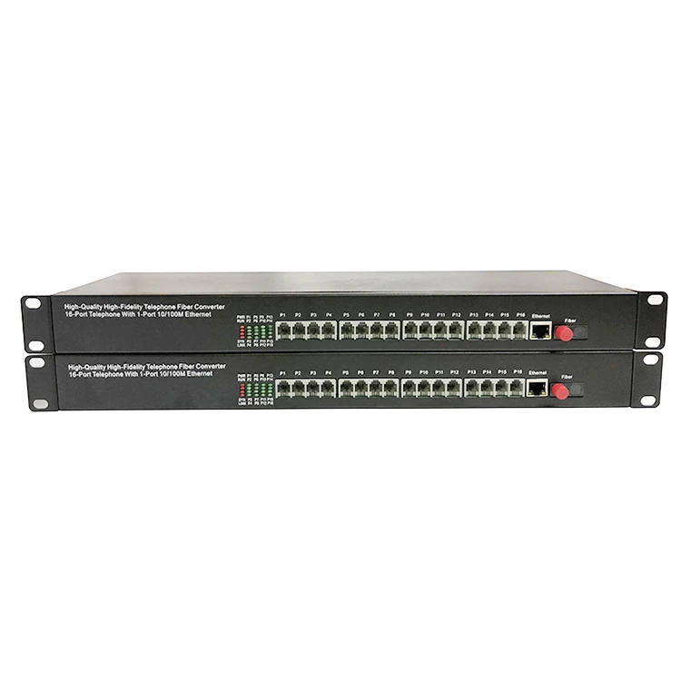 16-channel telephone optical transceiver (1 channel 100M network can be added) Telephone optical fiber transceiver
16-channel telephone optical transceiver (1 channel 100M network can be added) Telephone optical fiber transceiver