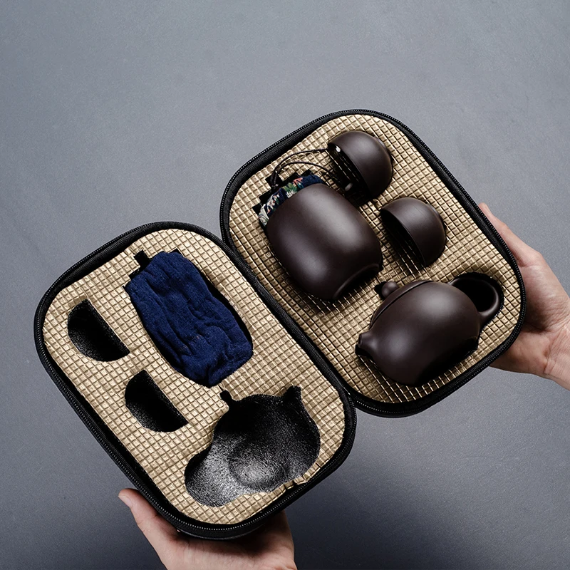 Чайный набор в японском стиле, дорожный керамический чайник из фиолетовой глины, портативные чайные принадлежности, Набор для кухни, столов...
Чайный набор в японском стиле, дорожный керамический чайник из фиолетовой глины, портативные чайные принадлежности, Набор для кухни, столов...