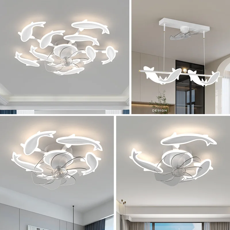 Intelligent Frequency Conversion Shaking Head Ceiling Good Luck Koi Fan Lamp Bedroom Dining Room Living Room Modern Home Decorat
Intelligent Frequency Conversion Shaking Head Ceiling Good Luck Koi Fan Lamp Bedroom Dining Room Living Room Modern Home Decorat