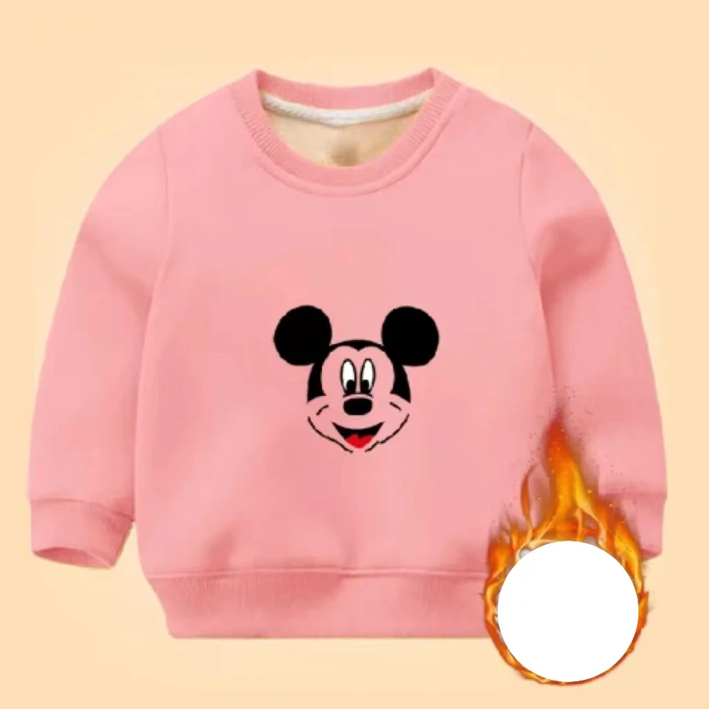 Disney Mickey Mouse New Print Korean Fashion Casual All-match Girls Kids Sweatshirt Warm and Cosy Women's Winter Clothing
Disney Mickey Mouse New Print Korean Fashion Casual All-match Girls Kids Sweatshirt Warm and Cosy Women's Winter Clothing