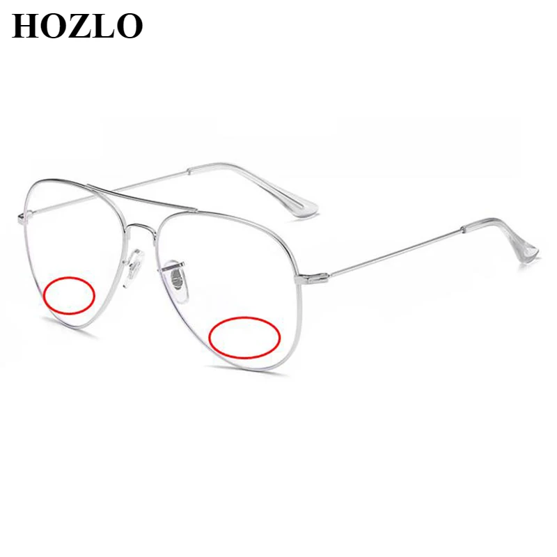 Anti Blue Light Stainless Steel Pilot Bifocals Reading Glasses Magnifier Women Men Look Near Far Hyperopia Presbyopic Eyeglasses
Anti Blue Light Stainless Steel Pilot Bifocals Reading Glasses Magnifier Women Men Look Near Far Hyperopia Presbyopic Eyeglasses