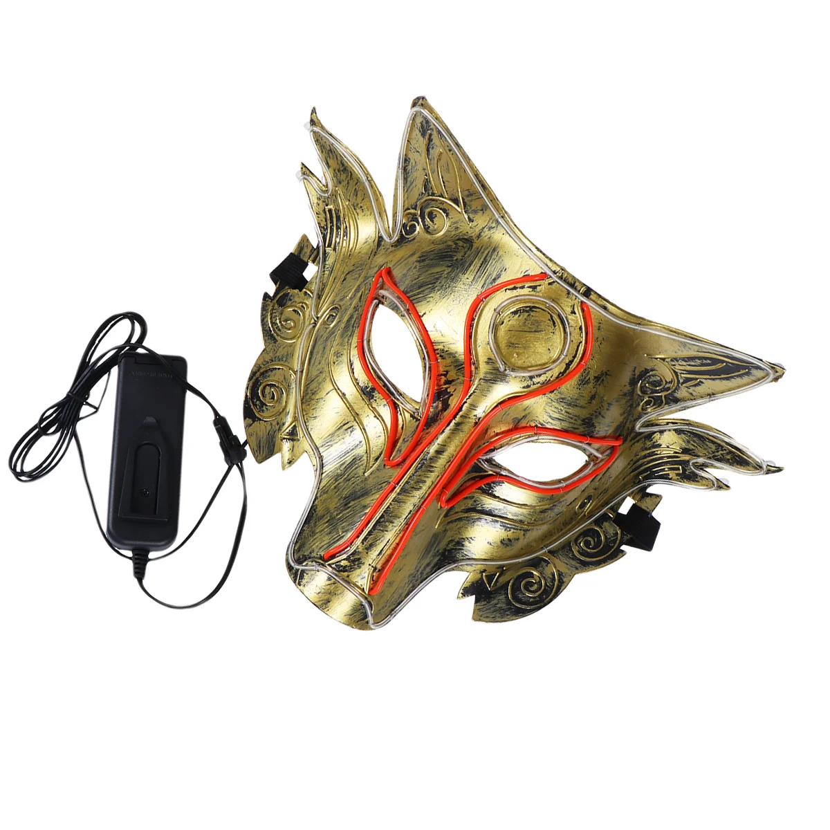 Halloween LED Glowing Mask Wolf Head Night Mask Halloween Cosplay Face Cover (Without )
Halloween LED Glowing Mask Wolf Head Night Mask Halloween Cosplay Face Cover (Without )