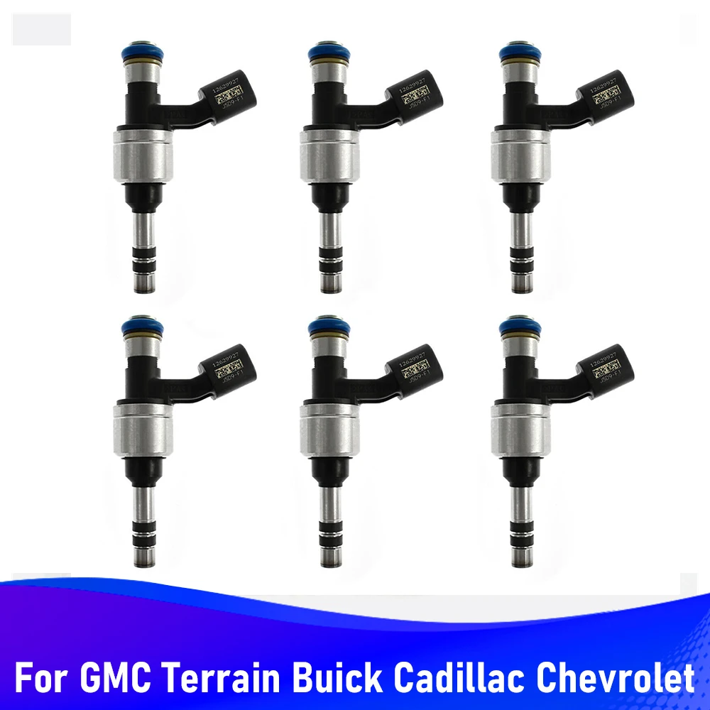 New 6PCS Fuel Injectors Nozzle For GMC Terrain Buick Cadillac Chevrolet 12629927
New 6PCS Fuel Injectors Nozzle For GMC Terrain Buick Cadillac Chevrolet 12629927