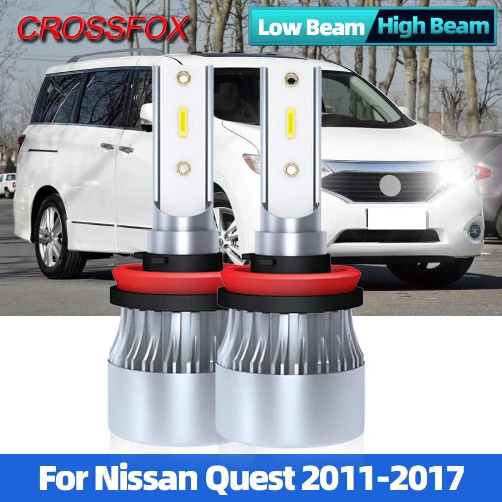 LED Canbus Car Headlight H11 9005 HB3 90W 12000LM 6000K Auto Headlamp Bulbs For Nissan Quest 2011 2012 2013 2014 2015 2016 2017
LED Canbus Car Headlight H11 9005 HB3 90W 12000LM 6000K Auto Headlamp Bulbs For Nissan Quest 2011 2012 2013 2014 2015 2016 2017