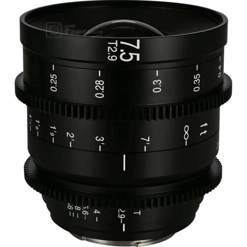 

Venus Optics Laowa Zero-D S35 7.5mm T/2.9 Cine Lens For Canon RF FUJI X Nikon Z Sony E Feet/Meters Cameras With Super35 Sensors