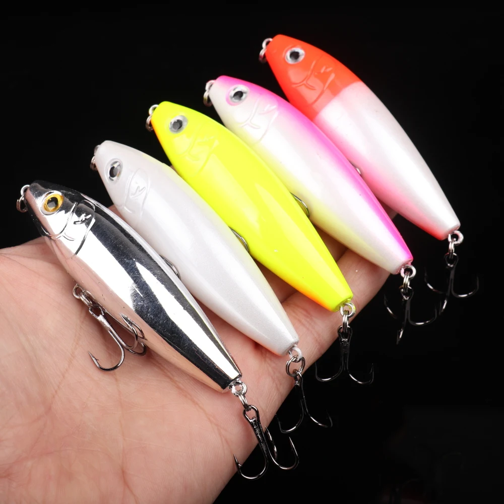 5Pcs/Lot 8cm 12g Pencil Fishing Lure Floating Wobblers Isca Artifical Hard Bait Carp Bass Pike Fishing Tackle
5Pcs/Lot 8cm 12g Pencil Fishing Lure Floating Wobblers Isca Artifical Hard Bait Carp Bass Pike Fishing Tackle