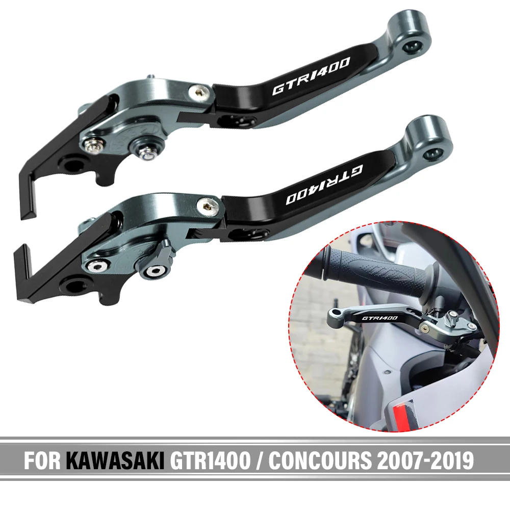 For KAWASAKI GTR1400 2007-2019 Motorcycle Adjustable Handles Lever CNC Clutch Levers Short&Long Brake Clutch Levers 2016 2017
For KAWASAKI GTR1400 2007-2019 Motorcycle Adjustable Handles Lever CNC Clutch Levers Short&Long Brake Clutch Levers 2016 2017