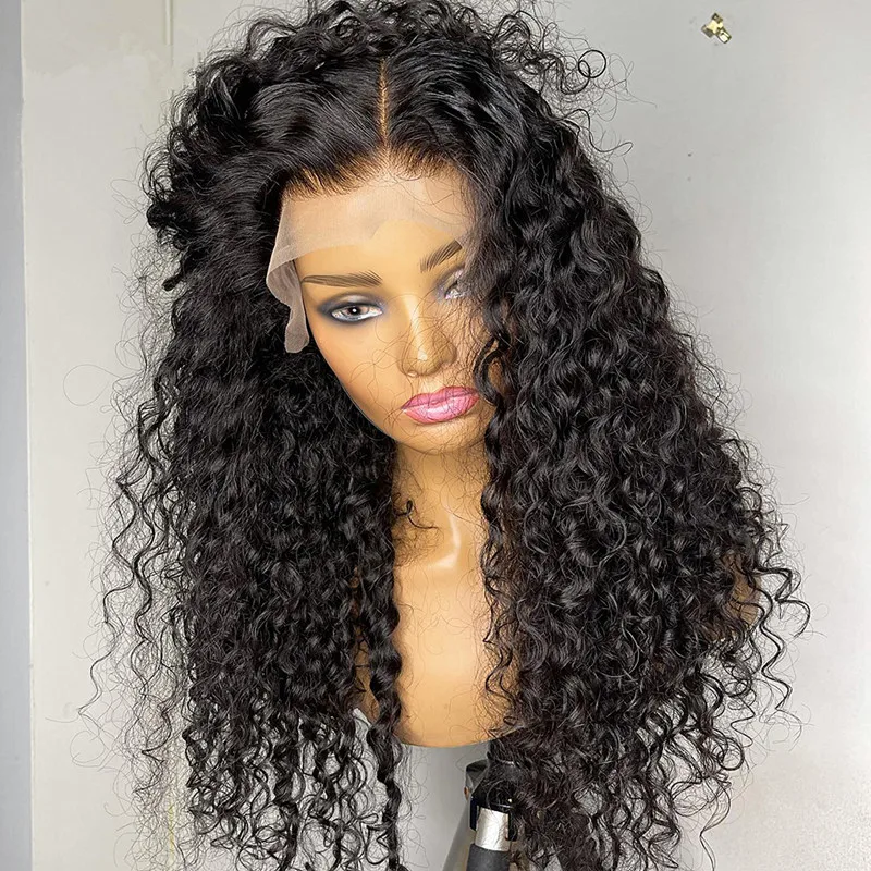 Preplucked 26 Inches Long 180%Density Glueless Kinky Curly Lace Front Wig With BabyHair Heat Temperature Daily Cosplay Wig
Preplucked 26 Inches Long 180%Density Glueless Kinky Curly Lace Front Wig With BabyHair Heat Temperature Daily Cosplay Wig