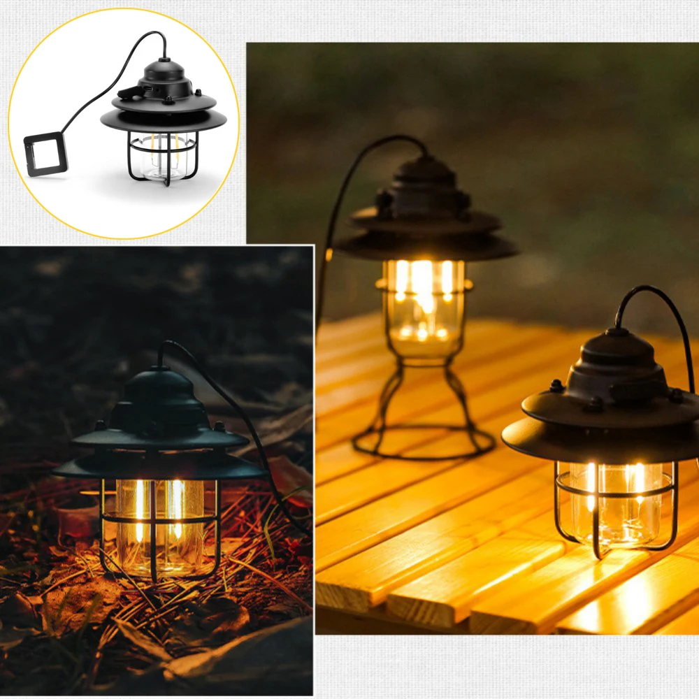 Outdoor Portable Camping Lights Tent Light Retro Horse Lantern Rechargeable Camping Lights LED Ambient Lights Camping Equipment
Outdoor Portable Camping Lights Tent Light Retro Horse Lantern Rechargeable Camping Lights LED Ambient Lights Camping Equipment