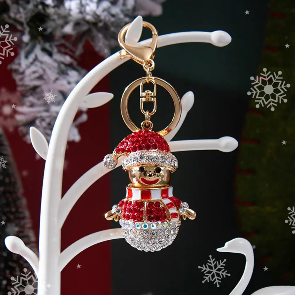 Key Ring Cartoon Style Snowman Long Lasting Images Rhinestone Exquisite Workmanship Tassel Key Chain Pendant Decor for Friends
Key Ring Cartoon Style Snowman Long Lasting Images Rhinestone Exquisite Workmanship Tassel Key Chain Pendant Decor for Friends