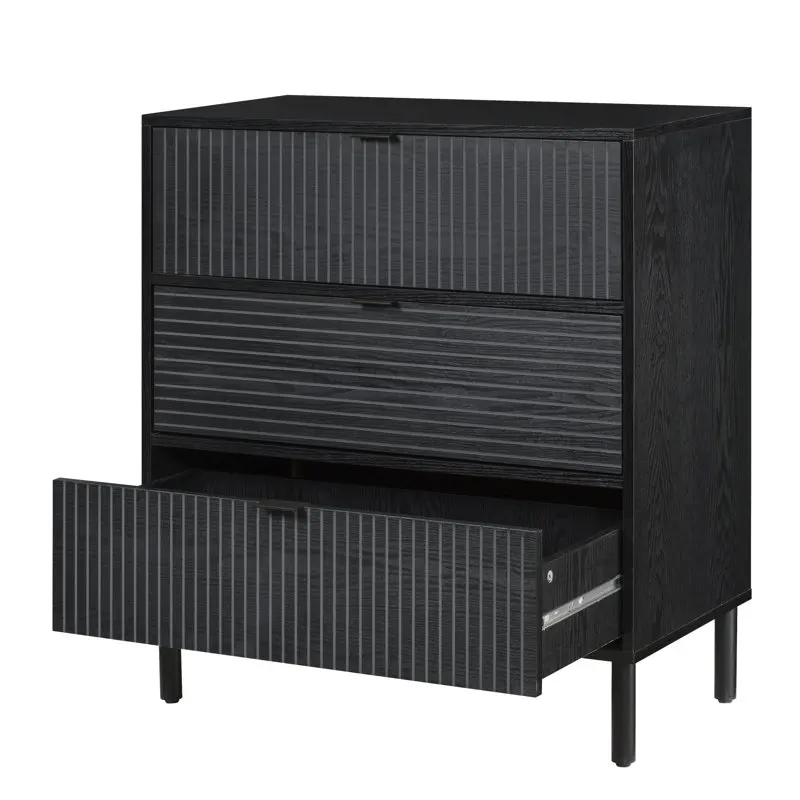 Очаровательная традиционная деревянная Черная комод с 3 выдвижными ящиками-идеально подходит для спальни, коридора, гостиной, домашнего офиса. 
Очаровательная традиционная деревянная Черная комод с 3 выдвижными ящиками-идеально подходит для спальни, коридора, гостиной, домашнего офиса.