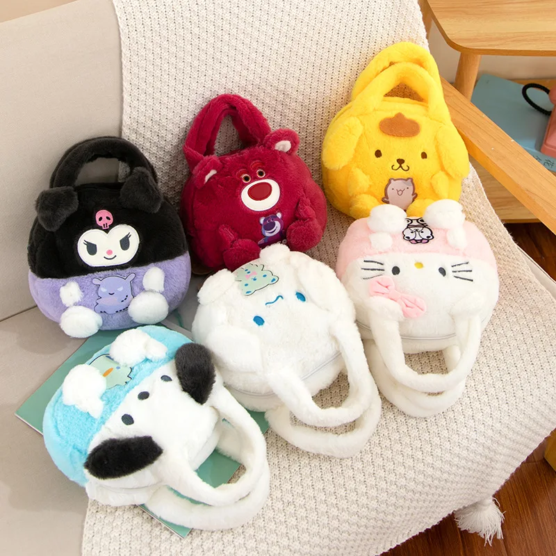 Sanrio New Hello Kitty Cartoon Makeup Coin Purse Kawaii Kuromi Plush Student Crossbody Bag Fashion Girls Handbag Gift
Sanrio New Hello Kitty Cartoon Makeup Coin Purse Kawaii Kuromi Plush Student Crossbody Bag Fashion Girls Handbag Gift