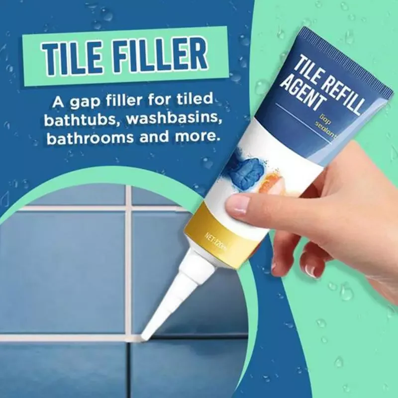 Mouldproof Tile Gap Repair Agent White Tile Refill Grout Pen Waterproof Filling Agents Wall Porcelain Bathroom Cleaner Agent 
Mouldproof Tile Gap Repair Agent White Tile Refill Grout Pen Waterproof Filling Agents Wall Porcelain Bathroom Cleaner Agent