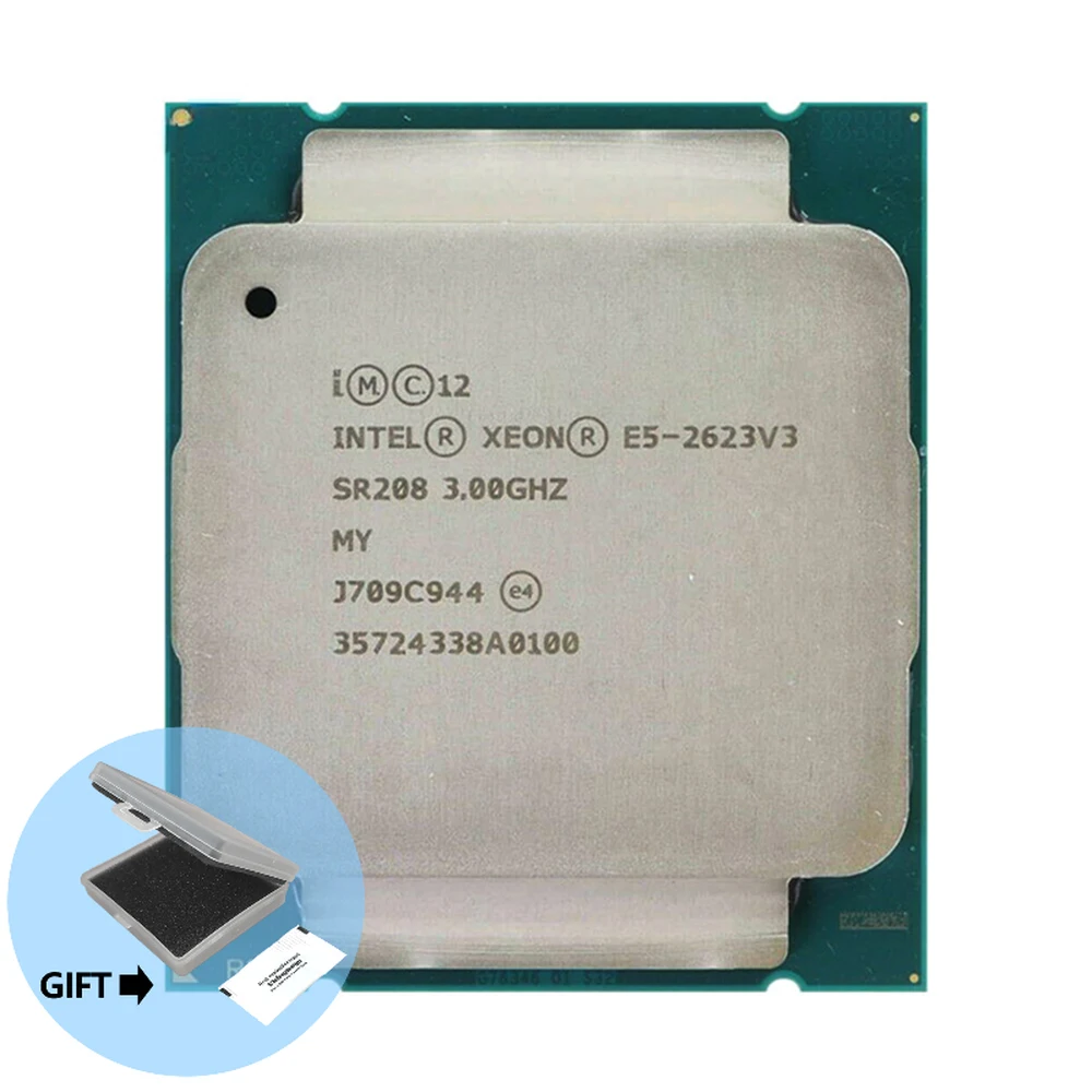 Процессор Intel Xeon E5 2623 V3 E5 2623V3, 3,0 ГГц, 4 ядра, 10 МБ, LGA 2011-3, 105 Вт
Процессор Intel Xeon E5 2623 V3 E5 2623V3, 3,0 ГГц, 4 ядра, 10 МБ, LGA 2011-3, 105 Вт