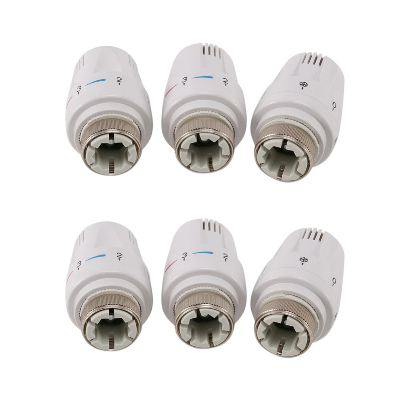 6Pcs Thermostat Radiator Valve TRV Thermostatic Head Radiator M30 X 1.5 Radiator Valve Replacement Head Radiator Valve
6Pcs Thermostat Radiator Valve TRV Thermostatic Head Radiator M30 X 1.5 Radiator Valve Replacement Head Radiator Valve