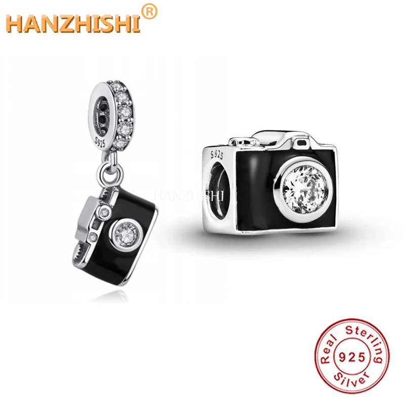 Authentic Real 925 Sterling Silver Black Camera Dangle Charms Beads for Original pan Bracelet Bangle Jewelry Birthday Gift
Authentic Real 925 Sterling Silver Black Camera Dangle Charms Beads for Original pan Bracelet Bangle Jewelry Birthday Gift