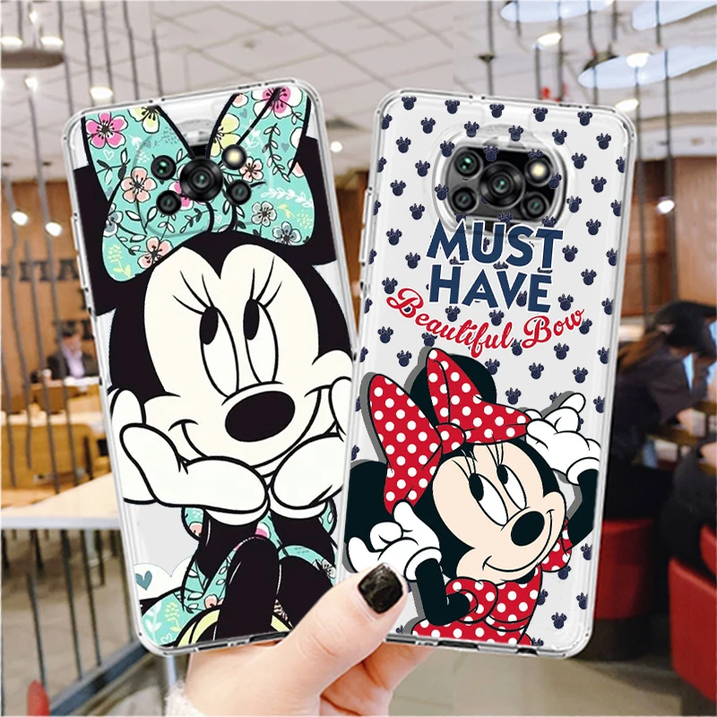 Phone Case For Xiaomi Mi Poco X4 X3 NFC F4 F3 GT M4 M3 M2 X2 F2 F1 Pro C3 5G Couple Minnie Mouse Cool Transparent TPU Cover
Phone Case For Xiaomi Mi Poco X4 X3 NFC F4 F3 GT M4 M3 M2 X2 F2 F1 Pro C3 5G Couple Minnie Mouse Cool Transparent TPU Cover