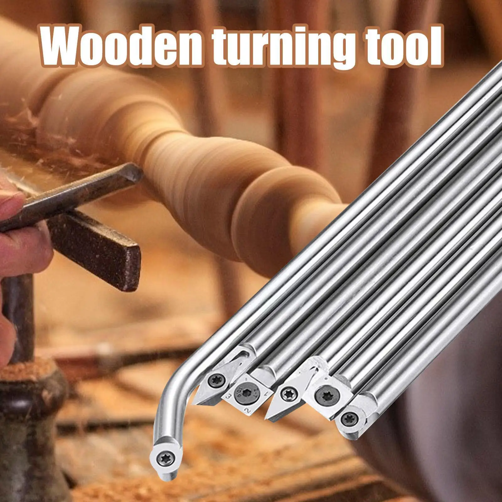 Wood Turning Tool Carbide Tip Chisel Round/square Insert Rotary Cutter Wood Diy Woodworking Tools Lathe G3b7
Wood Turning Tool Carbide Tip Chisel Round/square Insert Rotary Cutter Wood Diy Woodworking Tools Lathe G3b7