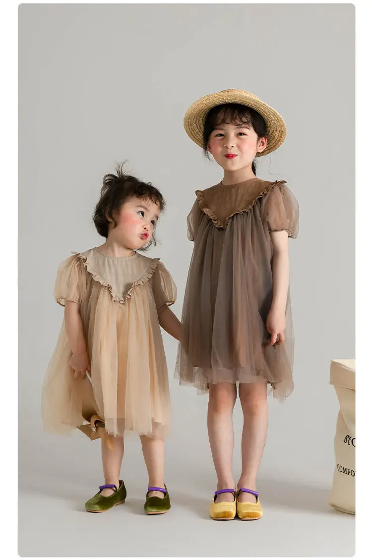 Kids Girls Dress Summer Korean Cotton Mesh Dress for Children Girls Clothes Vestidos Dress Baby Girls' Princess Summer Clothes
Kids Girls Dress Summer Korean Cotton Mesh Dress for Children Girls Clothes Vestidos Dress Baby Girls' Princess Summer Clothes
