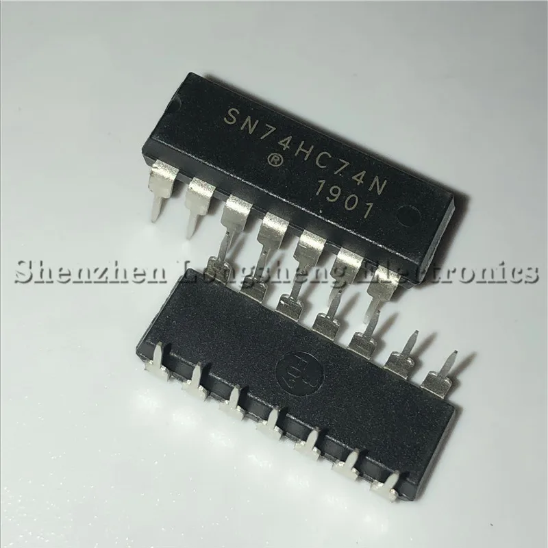 10PCS/LOT NEW SN74HC74N 74HC74 DIP-14 Dual D Trigger In Stock 
10PCS/LOT NEW SN74HC74N 74HC74 DIP-14 Dual D Trigger In Stock