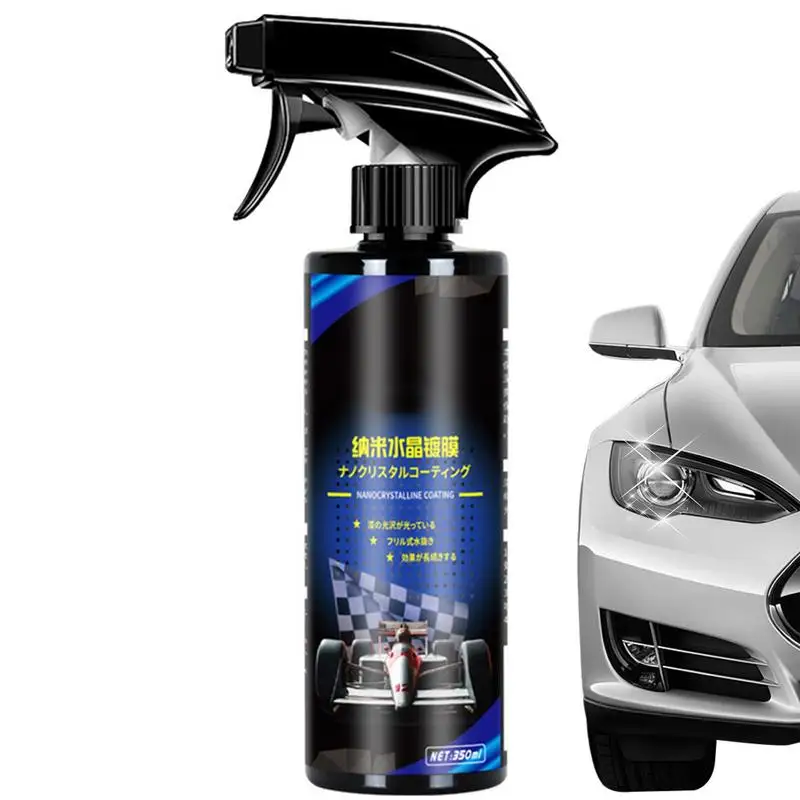 

Spray Coating Agent Car Polish Liquid Waterless Wash Wax Hydrophobic Coat Polish And Polymer Paint Sealant Detail Protection