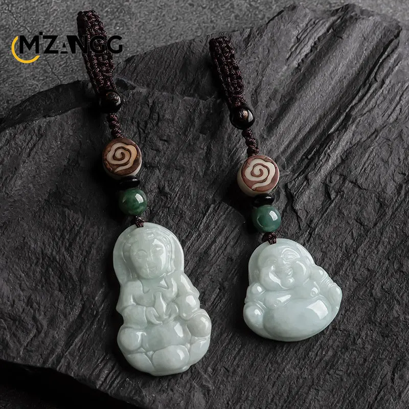 Natural Jadeite Buddha Guanyin Key Pendant Jade Car Jewelry Pendant Bag Hanging Hand-carved Auspicious Objects for Men and Women
Natural Jadeite Buddha Guanyin Key Pendant Jade Car Jewelry Pendant Bag Hanging Hand-carved Auspicious Objects for Men and Women