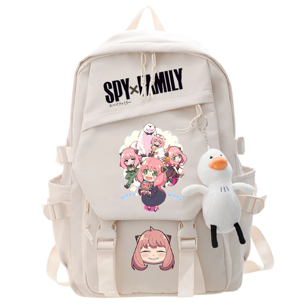 Anime SPY×FAMILY Nylon Backpack Student Cartoon Print Schoolbag Zipper Packsack Teenagers Knapsack Casual Laptop Free Pendant
Anime SPY×FAMILY Nylon Backpack Student Cartoon Print Schoolbag Zipper Packsack Teenagers Knapsack Casual Laptop Free Pendant