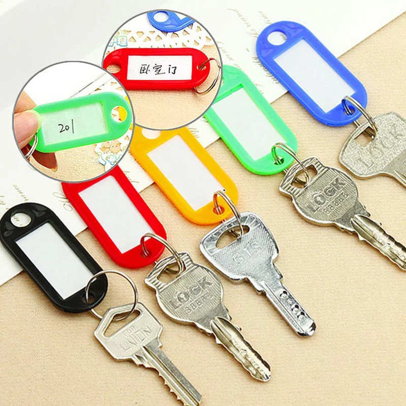 10/20Pcs Random Color Plastic Keychain Blank Key Ring DIY Name Tags For Baggage Paper Insert Luggage Tags Key Chain Accessories
10/20Pcs Random Color Plastic Keychain Blank Key Ring DIY Name Tags For Baggage Paper Insert Luggage Tags Key Chain Accessories