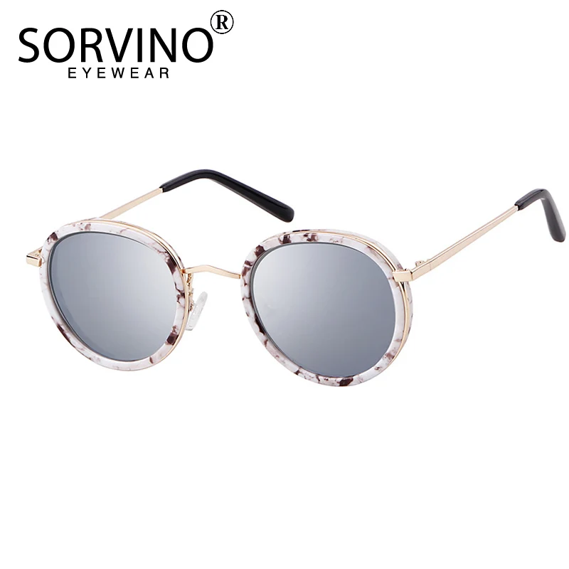 

New Oval Round Sunglasses Women 2022 Brands Vintage Green Mirror Silver Lens Sunglass Mens Luxury Designer Shades Eyewear UV400