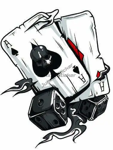 Классический дизайн Gaming Ace наклейка с игральными костями-бампер для телефона, гитара, окно грузовика, защита от царапин, Внешние детали, внешний декор
Классический дизайн Gaming Ace наклейка с игральными костями-бампер для телефона, гитара, окно грузовика, защита от царапин, Внешние детали, внешний декор