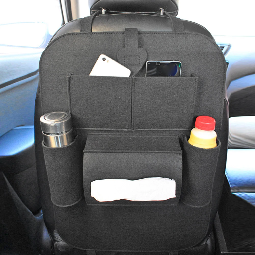 Car Back Seat Storage Bag Felt Organizer Multi-Pockets Stowing Container 
Car Back Seat Storage Bag Felt Organizer Multi-Pockets Stowing Container