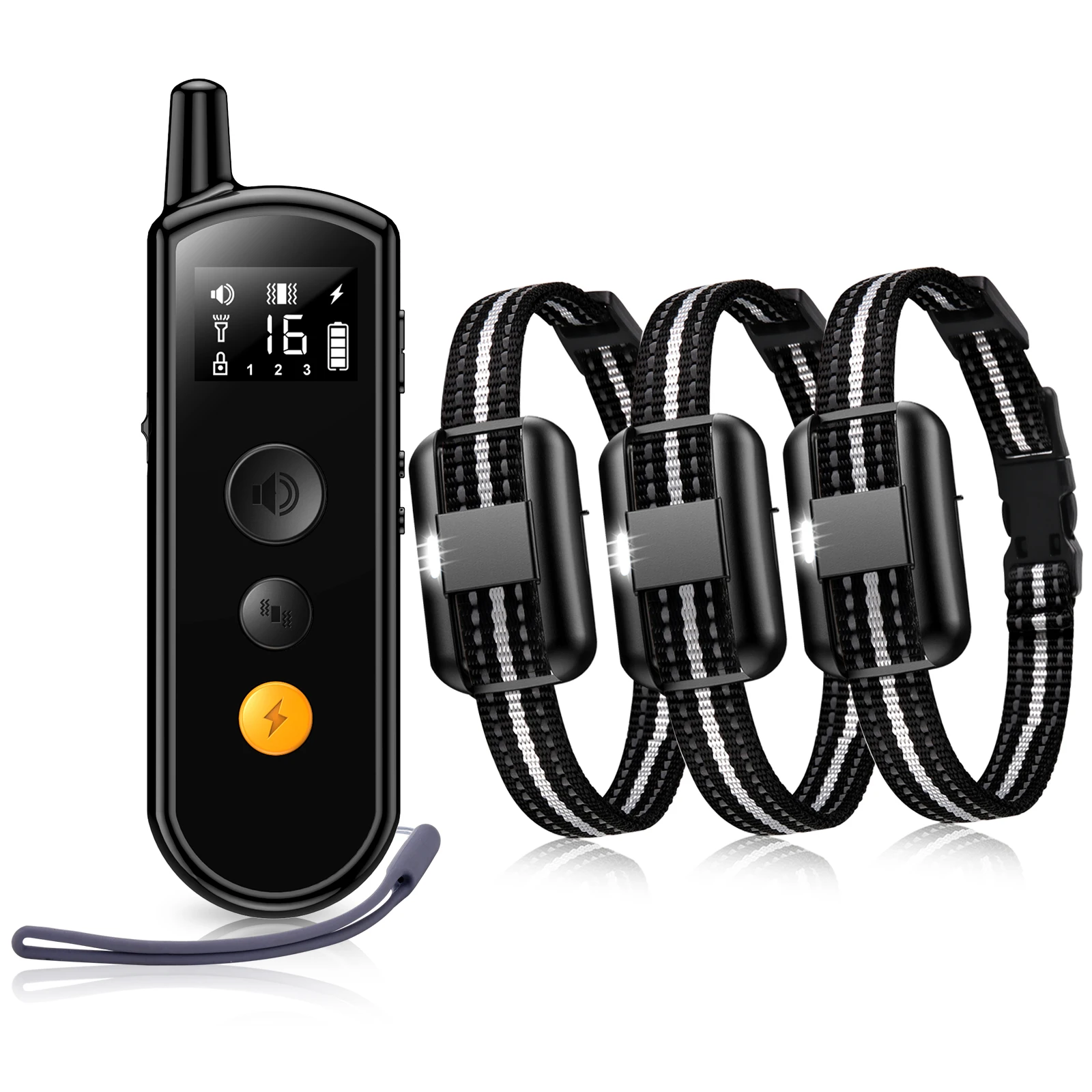 Shock Collar Electronic Anti-bark Collar Dog Sound Dog Control Light Dog Waterproof For Training Remote Collar Vibration
Shock Collar Electronic Anti-bark Collar Dog Sound Dog Control Light Dog Waterproof For Training Remote Collar Vibration