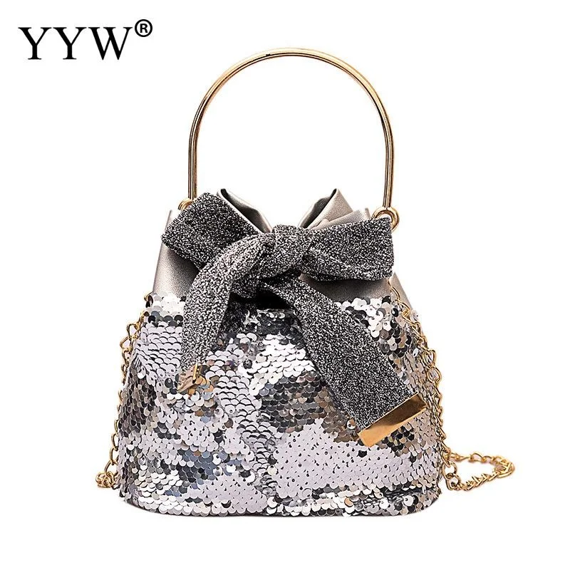 Women Bucket Shoulder Bag With Sequin Crossbody Bag Evening Party Purse Girl Wedding Bag Handbags Female Clutches Bolsos
Women Bucket Shoulder Bag With Sequin Crossbody Bag Evening Party Purse Girl Wedding Bag Handbags Female Clutches Bolsos