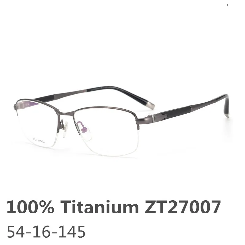 JAPAN Brand Pure Titanium Glasses Frame Men Square Business Half Rim Eyeglasses ZT27007 Prescription Eyewear Myopia Optical Lens
JAPAN Brand Pure Titanium Glasses Frame Men Square Business Half Rim Eyeglasses ZT27007 Prescription Eyewear Myopia Optical Lens