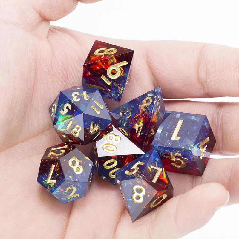 Мини-планета, глубоководные Волшебные кости D & D, набор многогранных костей, полимерные кости с острыми краями, ролевые кости, блестящие красные и синие Искусственные кости, наборы для игр
Мини-планета, глубоководные Волшебные кости D & D, набор многогранных костей, полимерные кости с острыми краями, ролевые кости, блестящие красные и синие Искусственные кости, наборы для игр