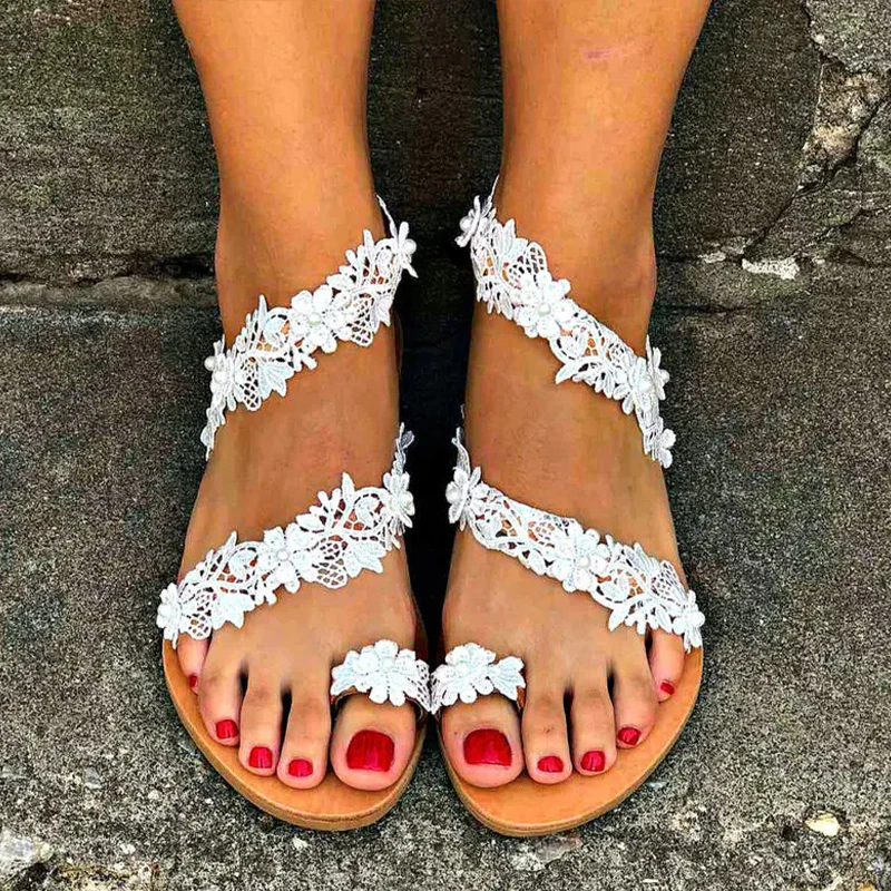 Women's Sandals 2022 Summer New Fashion Roman Sandals Round Toe Flowers Comfortable Plus Size Ladies Flat Shoes 35-43
Women's Sandals 2022 Summer New Fashion Roman Sandals Round Toe Flowers Comfortable Plus Size Ladies Flat Shoes 35-43