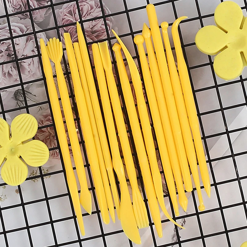 14pcs/Set Plastic Clay Sculpting Kits Cake Decorating Tool Mini Shaping Clay Play Dough Polymer Modeling Clay Beginner Tools
14pcs/Set Plastic Clay Sculpting Kits Cake Decorating Tool Mini Shaping Clay Play Dough Polymer Modeling Clay Beginner Tools