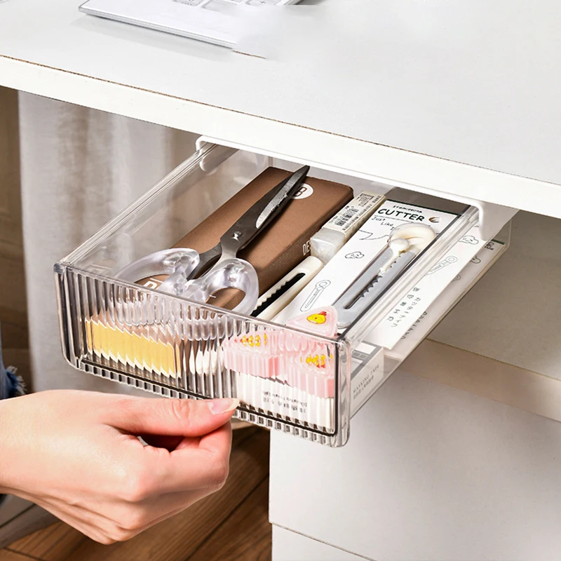 Under-desk Drawer Desktop Storage Box Office Finishing Artifact Desk Table Bottom Shelf Stationery
Under-desk Drawer Desktop Storage Box Office Finishing Artifact Desk Table Bottom Shelf Stationery
