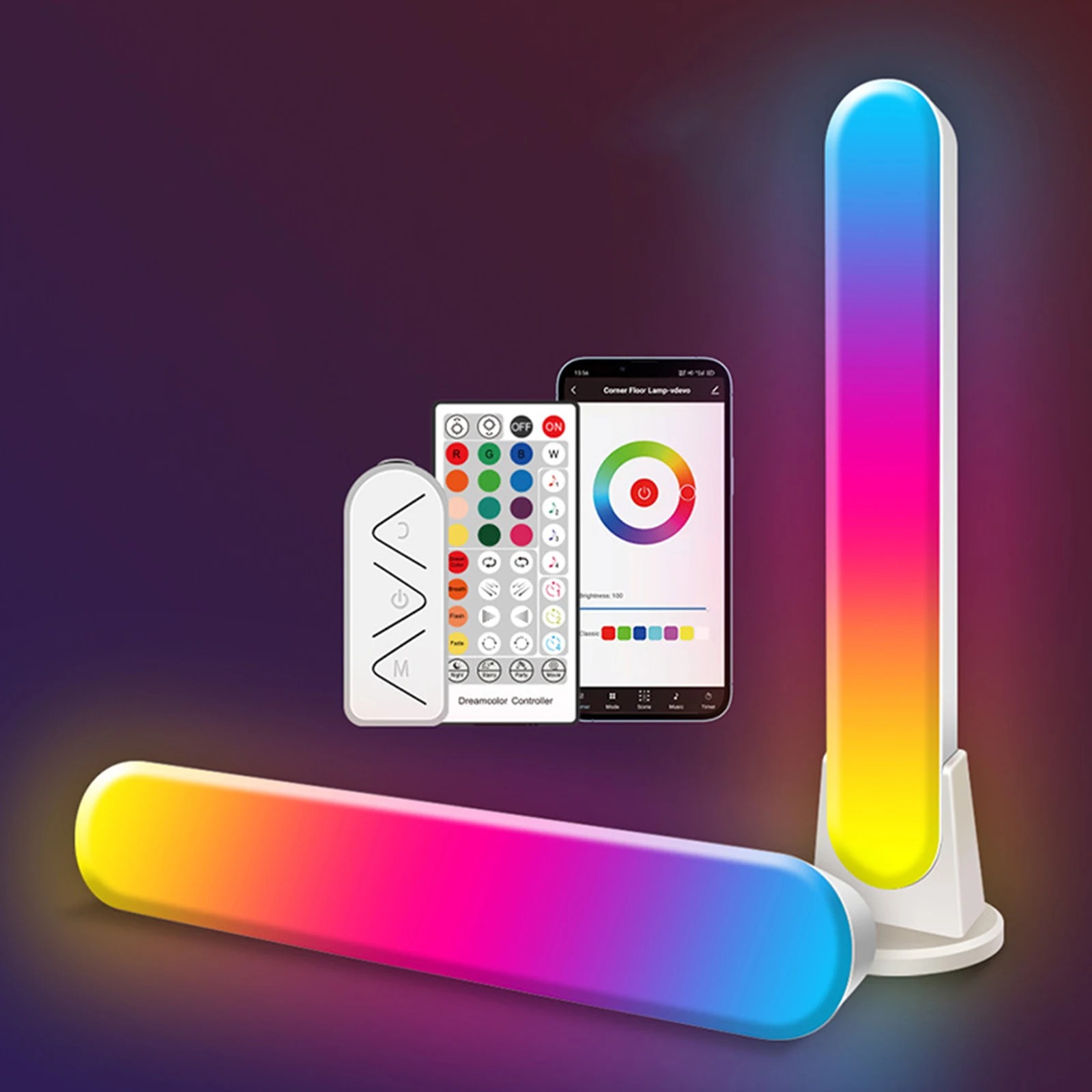Подсветка для игр, умный светодиодный светильник с Wi-Fi, Bluetooth, для компьютера
Подсветка для игр, умный светодиодный светильник с Wi-Fi, Bluetooth, для компьютера