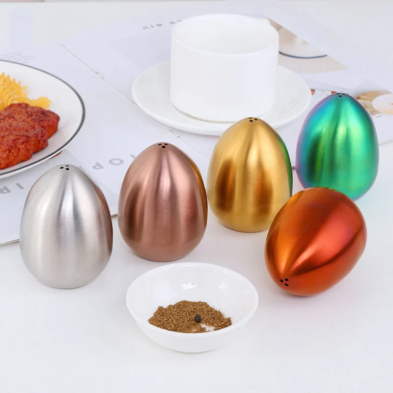1PC Salt Cellar Spice Pepper Shaker Egg Shaped Container Sets Steel Seasoning Organizer Condiment Kitchen Gadget Bottle Barbecue
1PC Salt Cellar Spice Pepper Shaker Egg Shaped Container Sets Steel Seasoning Organizer Condiment Kitchen Gadget Bottle Barbecue
