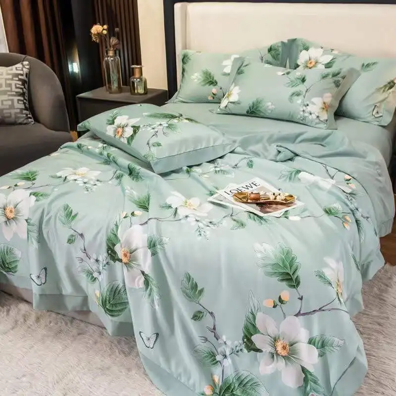 3pcs Bedding Set Summer Quilt Pillowcase Printed Cool Feeling Silky Washable Naked Sleeping Twin Queen Size
3pcs Bedding Set Summer Quilt Pillowcase Printed Cool Feeling Silky Washable Naked Sleeping Twin Queen Size