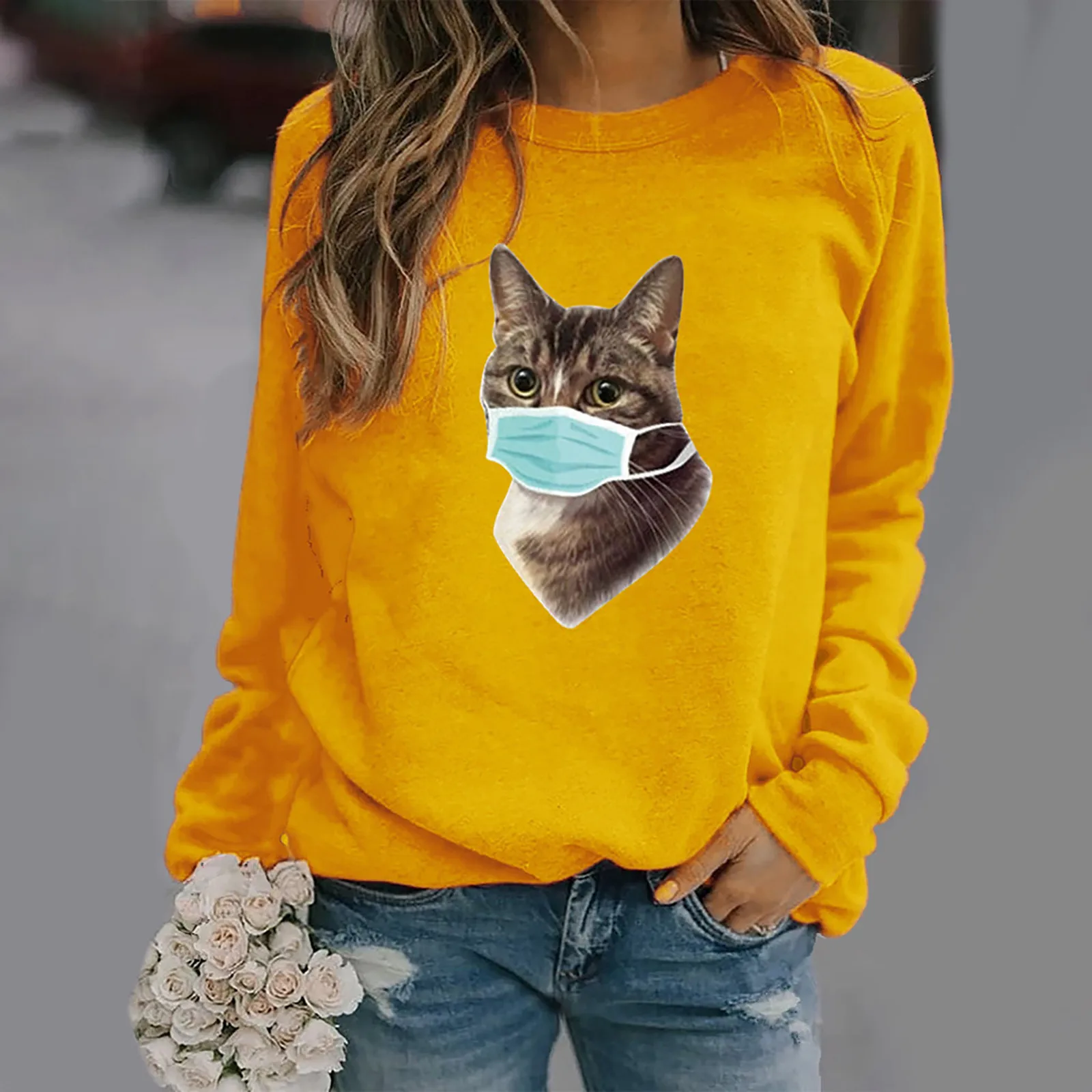 Top BlousePolyesterLong Sleeve O-neckHomeLady Womens Plain Pullover Hoodies Pullover
Top BlousePolyesterLong Sleeve O-neckHomeLady Womens Plain Pullover Hoodies Pullover
