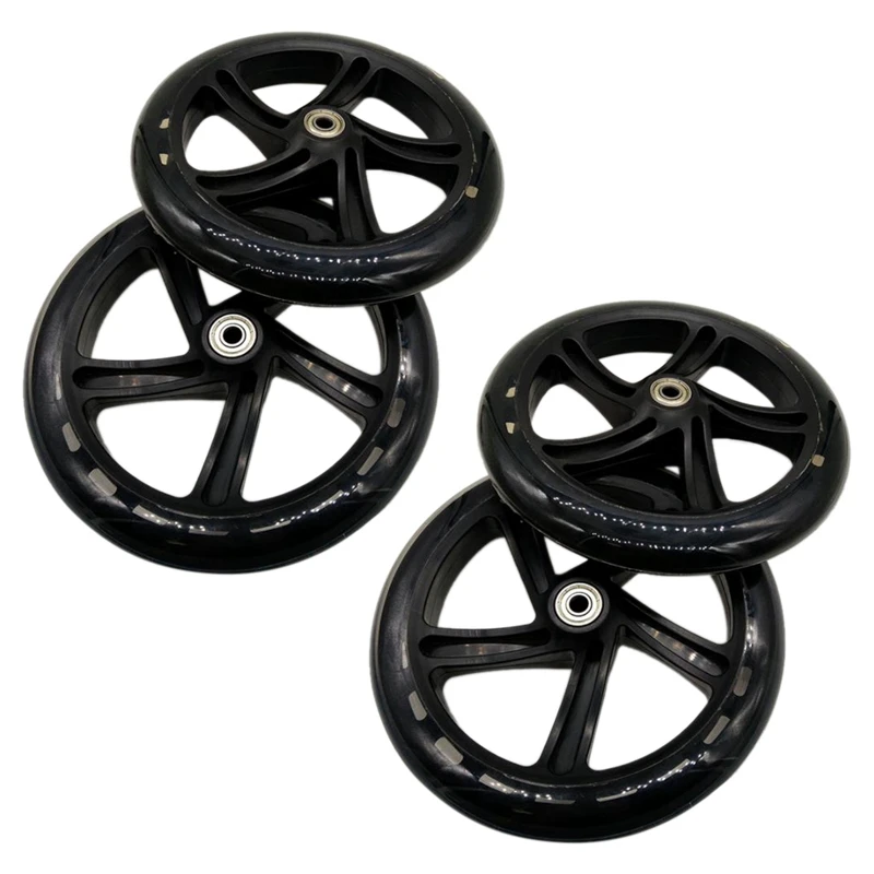 4 Pieces Scooter Wheel 200 Mm PU Material Wheel Thickness 30 Mm ABEC-7 Bearing Scooter Accessories,Transparent Black
4 Pieces Scooter Wheel 200 Mm PU Material Wheel Thickness 30 Mm ABEC-7 Bearing Scooter Accessories,Transparent Black